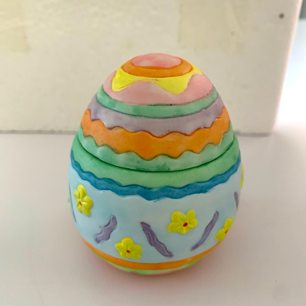 Ceramic Easter Egg Candles NWT - Picture 5 of 9
